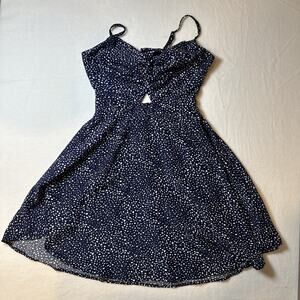 Summer Dress Blue With White Polkadots See Picture For Size
